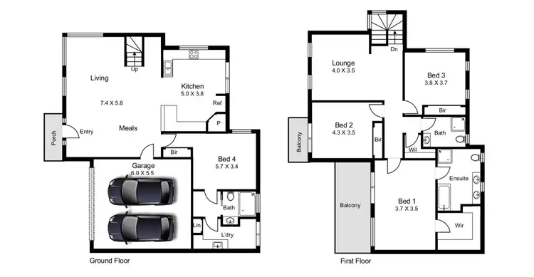 Floorplan of Homely house listing, 1 Wyperfeld Way, Wollert VIC 3750