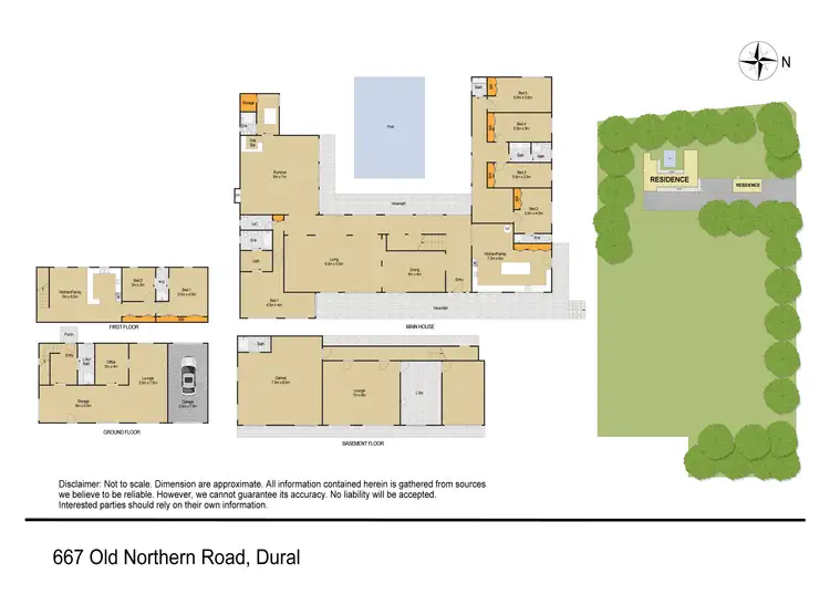 Floorplan of Homely house listing, 667 Old Northern Road, Dural NSW 2158