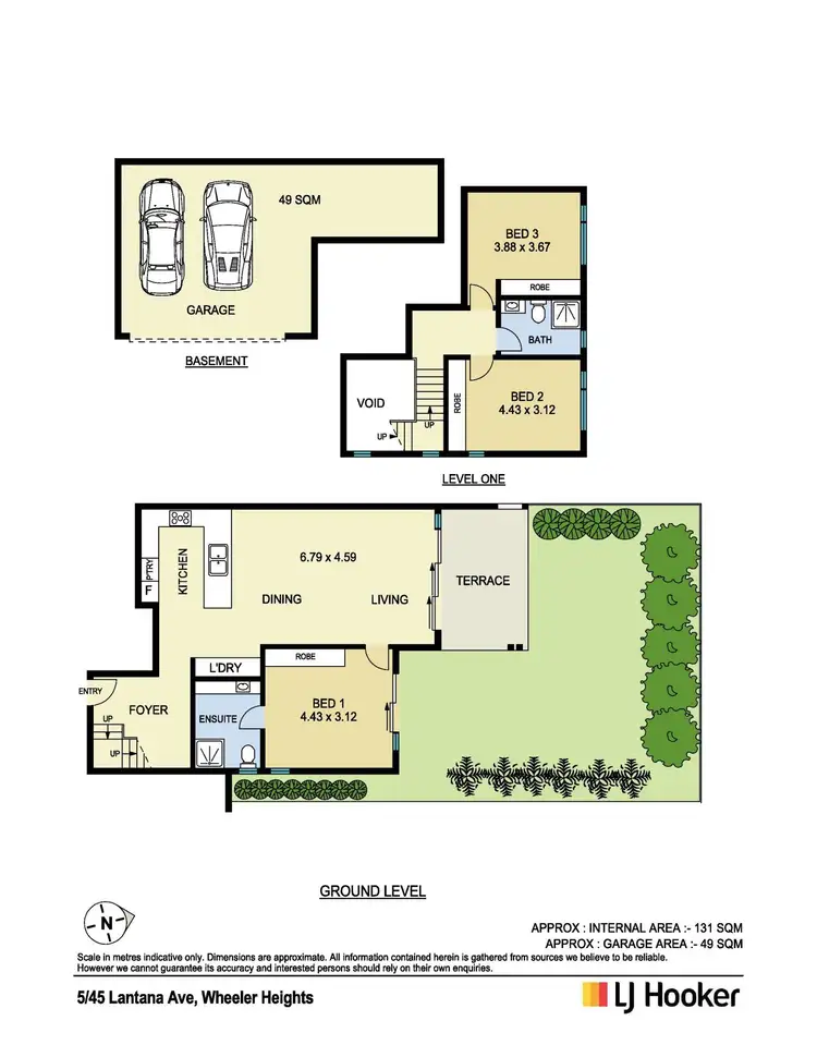 Floorplan of Homely apartment listing, 5/45 Lantana Avenue, Wheeler Heights NSW 2097