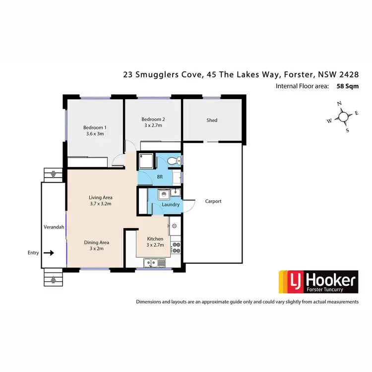 Floorplan of Homely other listing, M23/45 The Lakes Way, Forster NSW 2428
