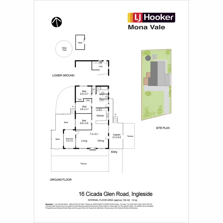 Floorplan of Homely house listing, 16 Cicada Glen Road, Ingleside NSW 2101