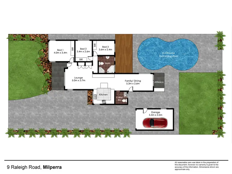 Floorplan of Homely house listing, 9 Raleigh Road, Milperra NSW 2214