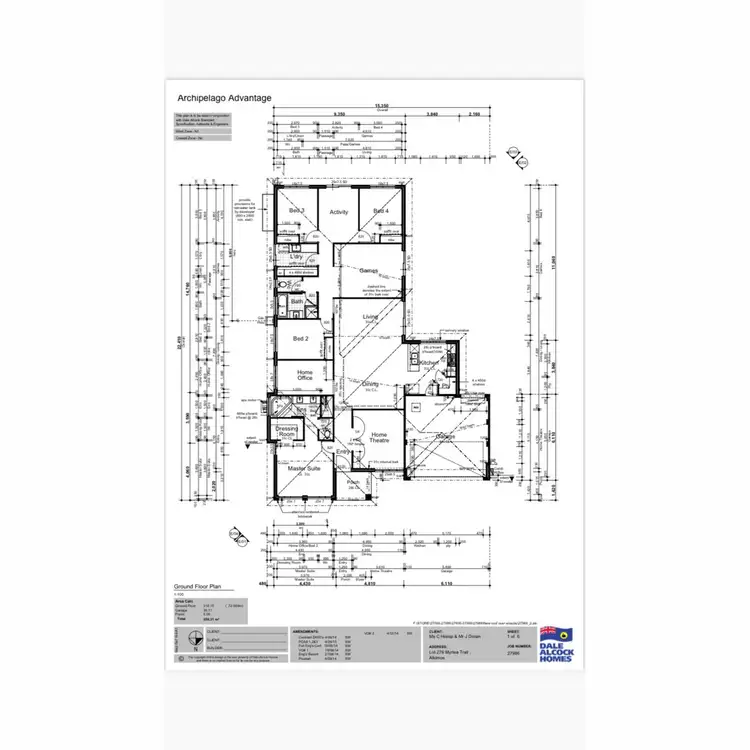 Floorplan of Homely house listing, 26 Myrlea Trail, Alkimos WA 6038