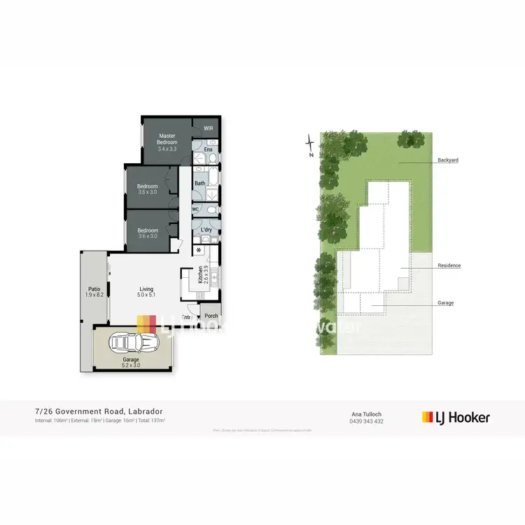 Floorplan of Homely villa listing, 7/26 Government Road, Labrador QLD 4215