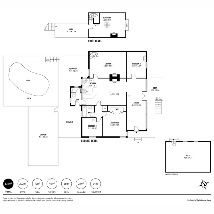 Floorplan of Homely house listing, 14 Bilney Road, Stirling SA 5152