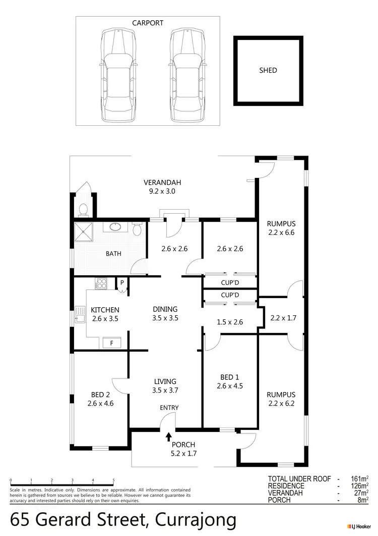 Floorplan of Homely house listing, 65 Gerard Street, Currajong QLD 4812