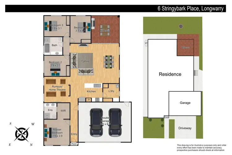 Floorplan of Homely house listing, 6 Stringybark Place, Longwarry VIC 3816