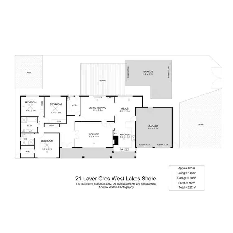 Floorplan of Homely house listing, 21 Laver Crescent, West Lakes Shore SA 5020