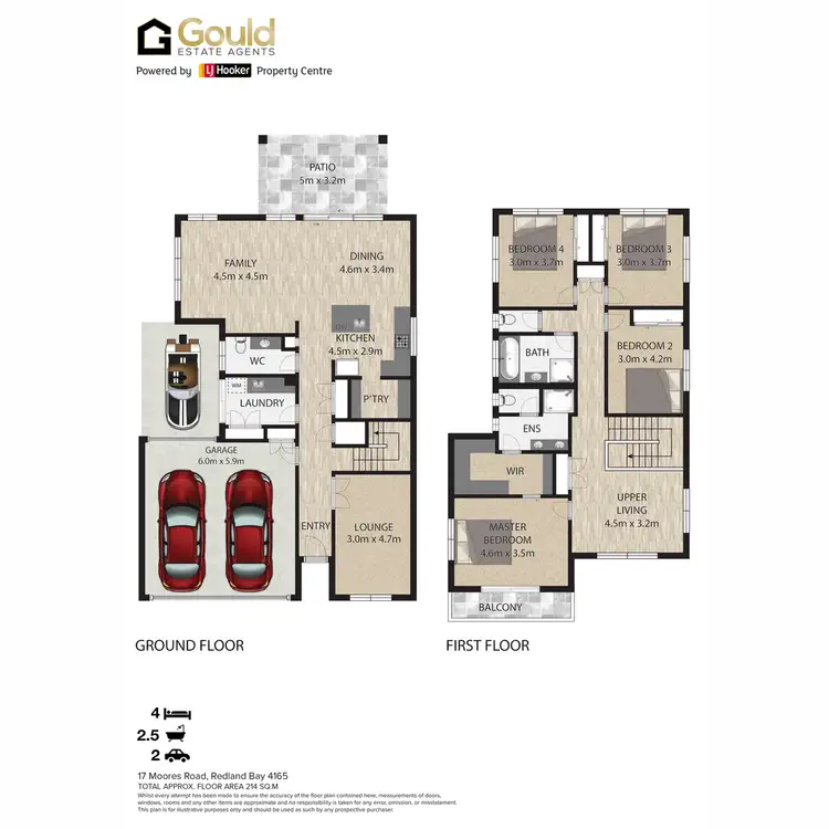 Floorplan of Homely house listing, 17 Moores Road, Redland Bay QLD 4165