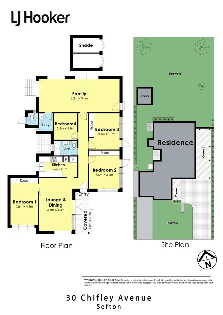 Floorplan of Homely house listing, 30 Chifley Avenue, Sefton NSW 2162