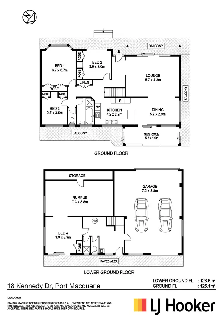 Floorplan of Homely house listing, 18 Kennedy Drive, Port Macquarie NSW 2444