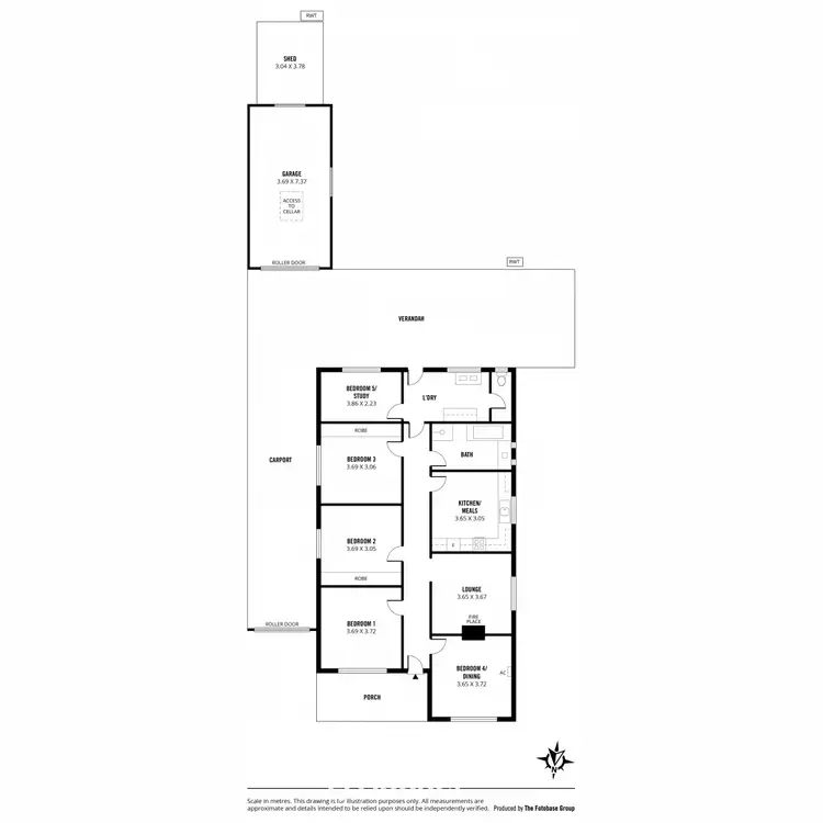 Floorplan of Homely house listing, 34 Garden Terrace, Underdale SA 5032