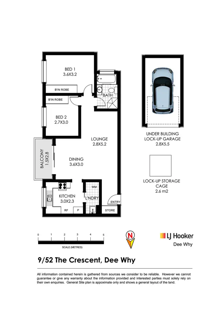 Floorplan of Homely apartment listing, 9/52 The Crescent, Dee Why NSW 2099
