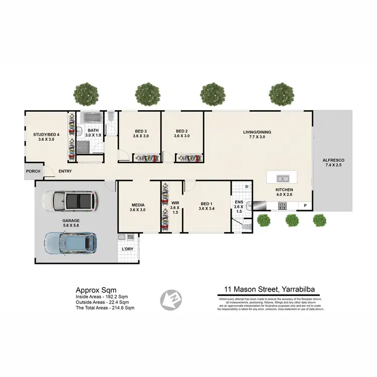 Floorplan of Homely house listing, 11 Mason Street, Yarrabilba QLD 4207