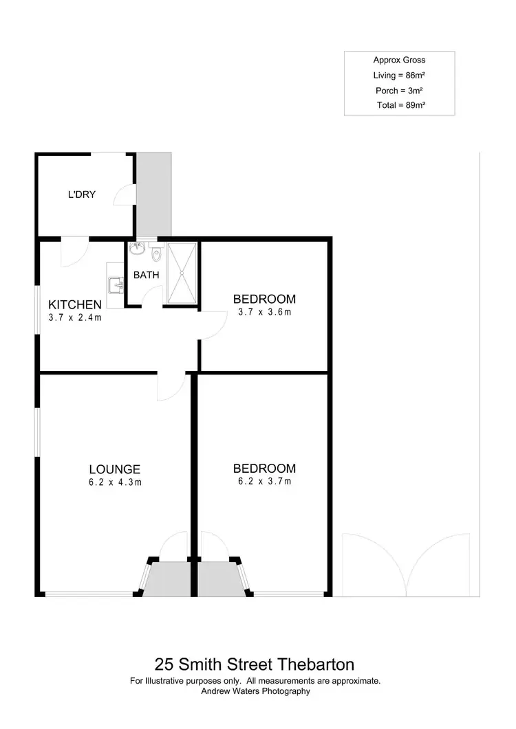 Floorplan of Homely house listing, 25 Smith Street, Thebarton SA 5031