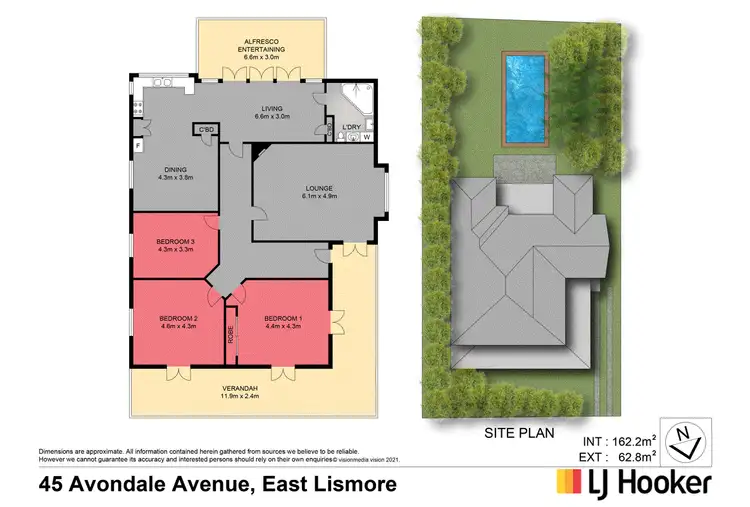 Floorplan of Homely house listing, 45 Avondale Avenue, East Lismore NSW 2480