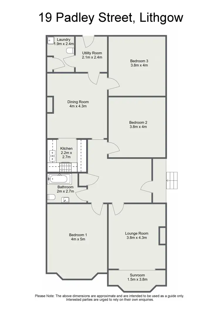 Floorplan of Homely house listing, 19 Padley Street, Lithgow NSW 2790