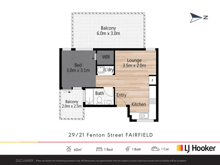 Floorplan of Homely unit listing, 29/21 Fenton Street, Fairfield QLD 4103
