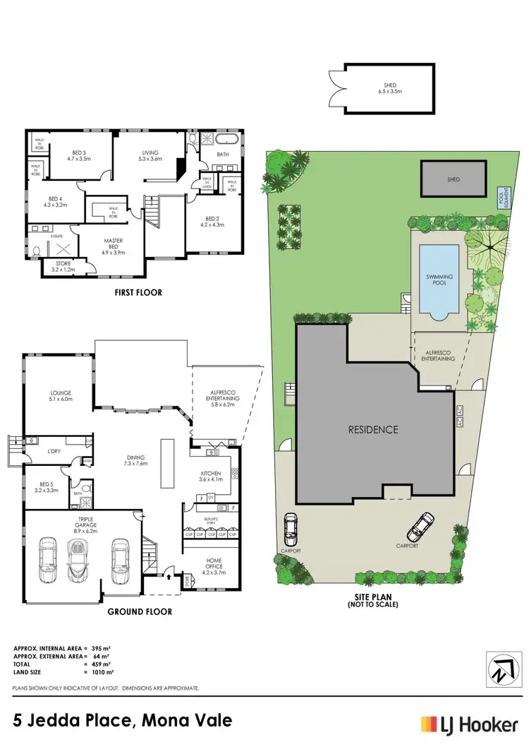 Floorplan of Homely house listing, 5 Jedda Place, Mona Vale NSW 2103