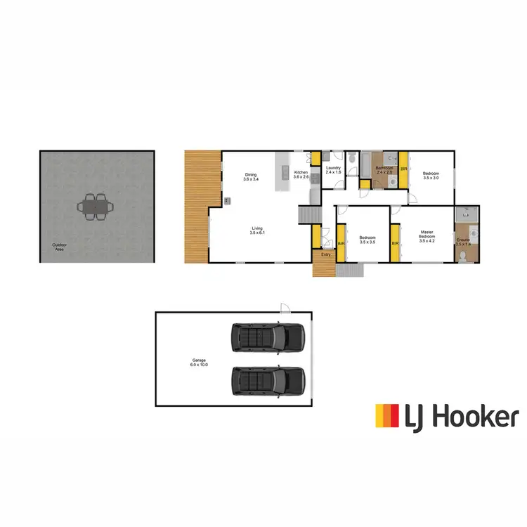 Floorplan of Homely house listing, 3 Falcon Grove, Metung VIC 3904