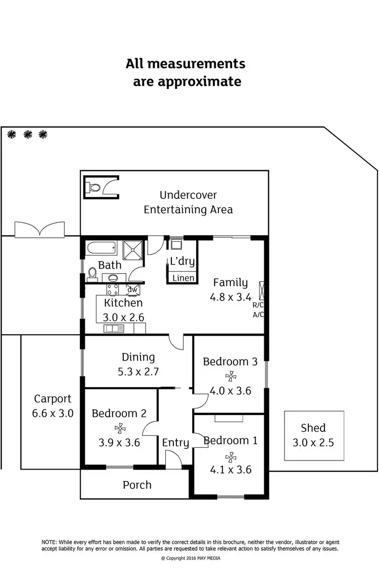 Floorplan of Homely house listing, 6 Fifth Avenue, Cheltenham SA 5014