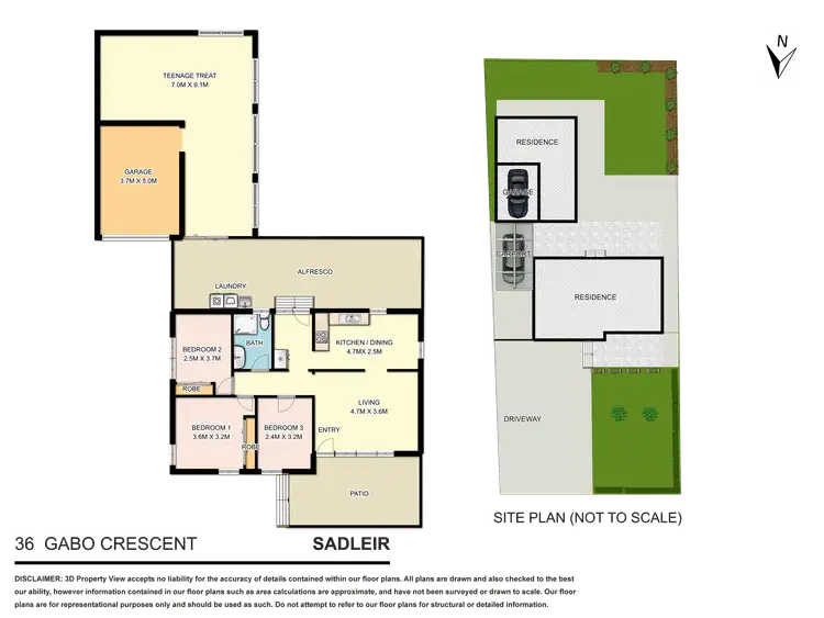 Floorplan of Homely house listing, 36 Gabo Crescent, Sadleir NSW 2168