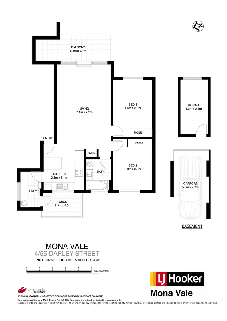 Floorplan of Homely unit listing, 4/55 Darley Street, Mona Vale NSW 2103
