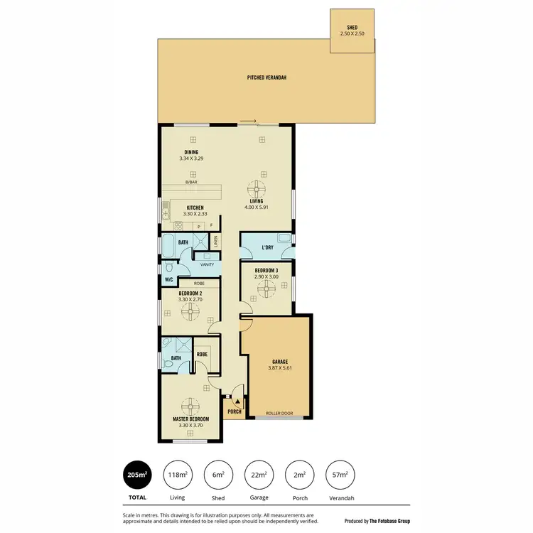 Floorplan of Homely house listing, 35 Ramnet Circuit, Munno Para SA 5115