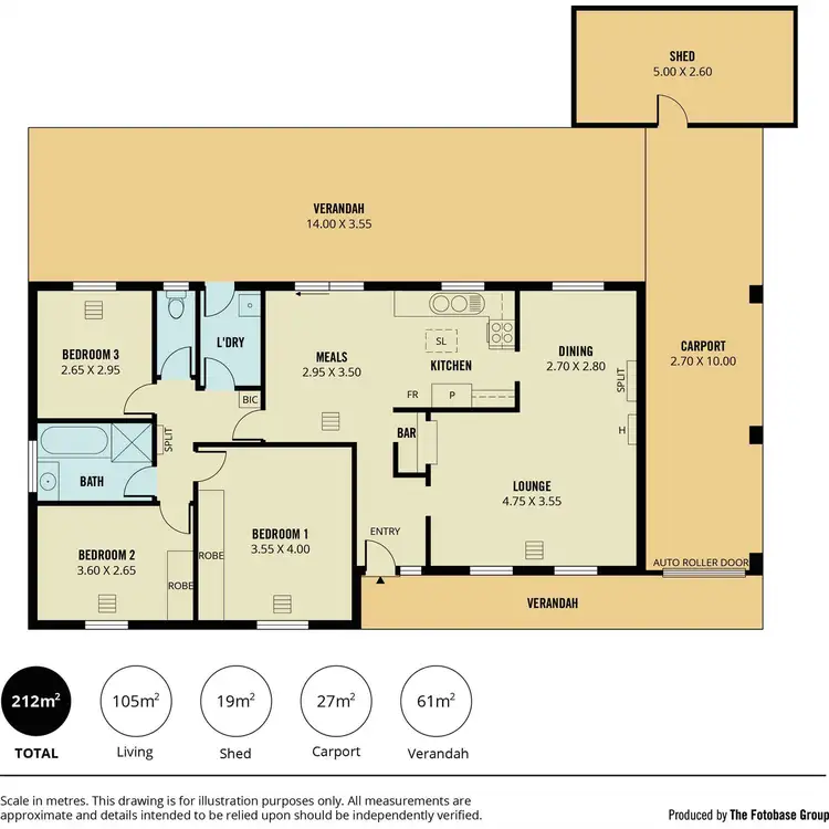 Floorplan of Homely house listing, 2 Templar Crescent, Pooraka SA 5095