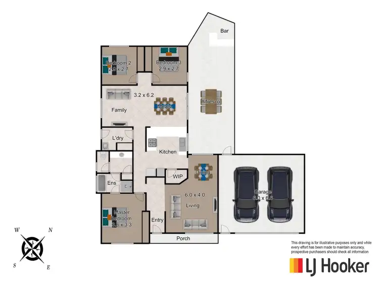 Floorplan of Homely house listing, 15 Beaumont Court, Pakenham VIC 3810