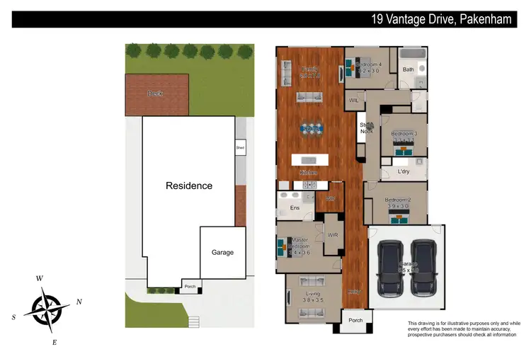 Floorplan of Homely house listing, 19 Vantage Drive, Pakenham VIC 3810