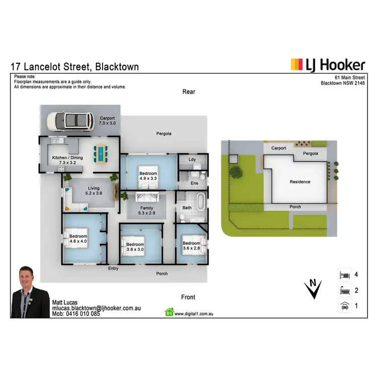Floorplan of Homely house listing, 17 Lancelot Street, Blacktown NSW 2148