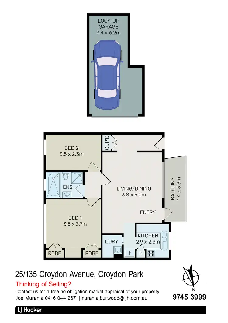 Floorplan of Homely unit listing, 25/135-139 Croydon Avenue, Croydon Park NSW 2133