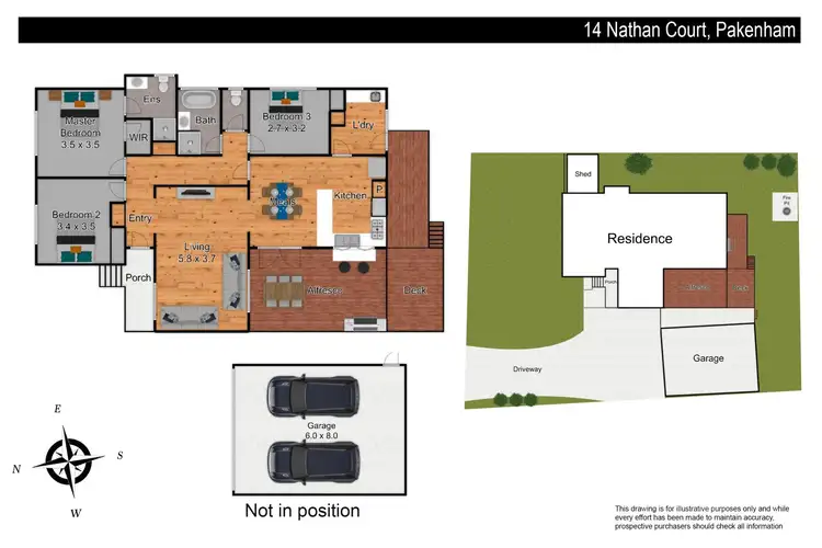 Floorplan of Homely house listing, 14 Nathan Court, Pakenham VIC 3810