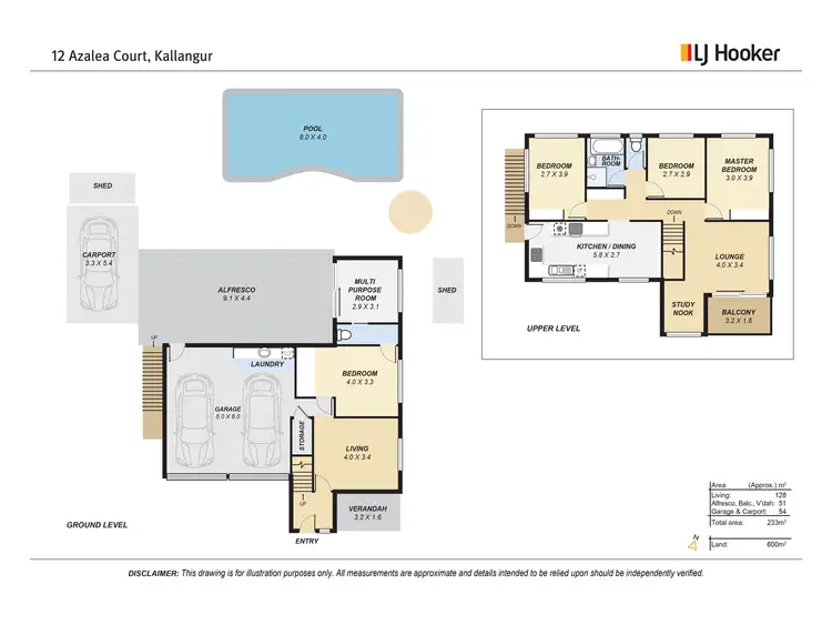 Floorplan of Homely house listing, 12 Azalea Court, Kallangur QLD 4503