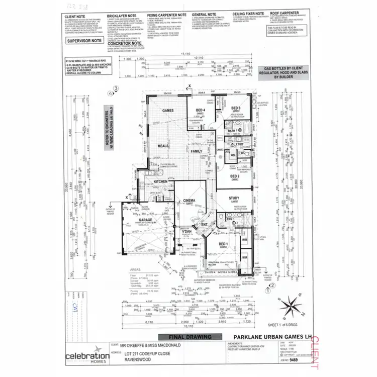Floorplan of Homely house listing, 17 Cooeyup Close, Ravenswood WA 6208