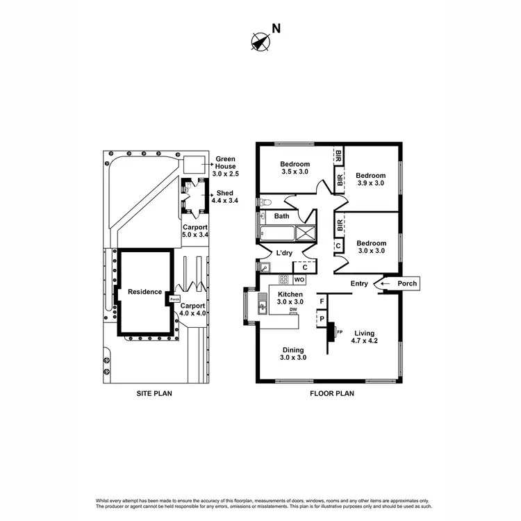 Floorplan of Homely house listing, 24 Hooker Road, Werribee VIC 3030