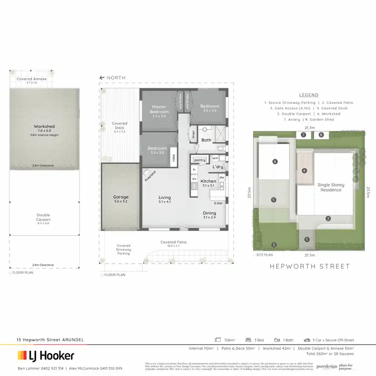 Floorplan of Homely house listing, 13 Hepworth Street, Arundel QLD 4214