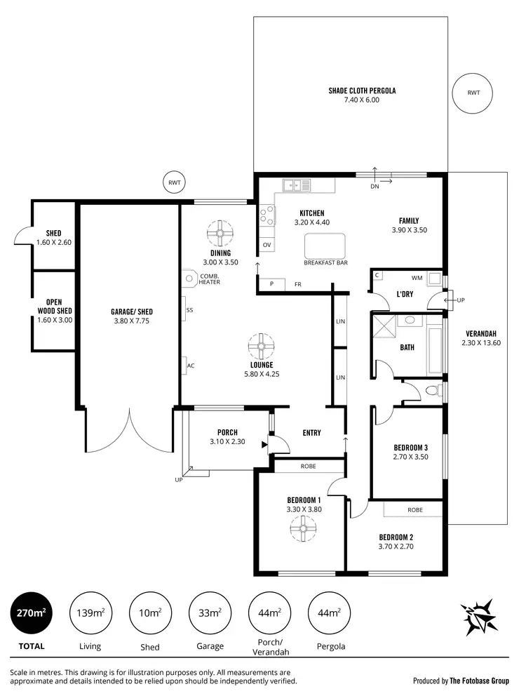 Floorplan of Homely house listing, 7 West Terrace, Littlehampton SA 5250