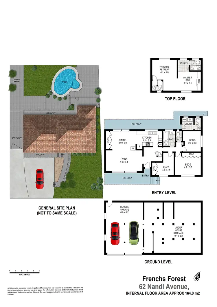 Floorplan of Homely house listing, 62 Nandi Avenue, Frenchs Forest NSW 2086