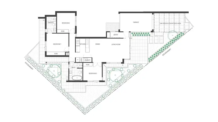 Floorplan of Homely townhouse listing, 5/34 Blacket Street, Downer ACT 2602