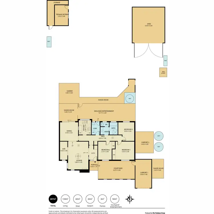 Floorplan of Homely house listing, 91 Lyndoch Road, Gawler East SA 5118