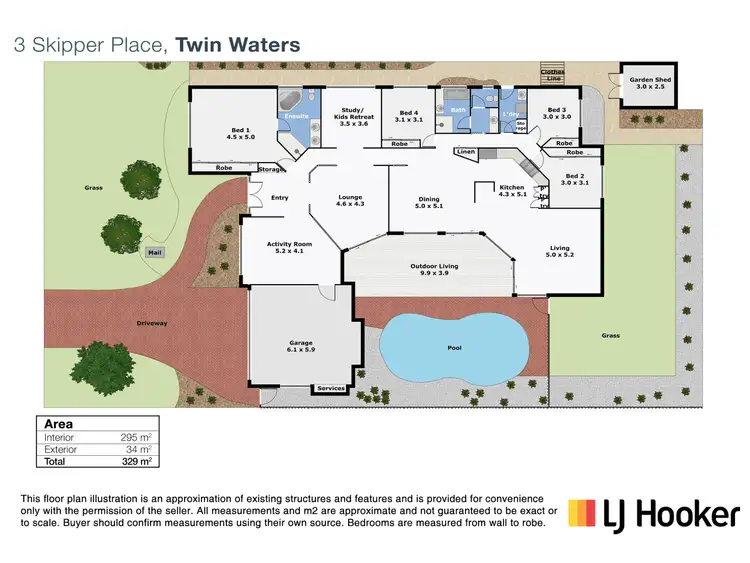 Floorplan of Homely house listing, 3 Skipper Place, Twin Waters QLD 4564