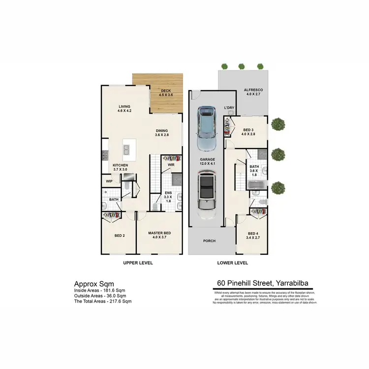 Floorplan of Homely terrace listing, 60 Pinehill Street, Yarrabilba QLD 4207