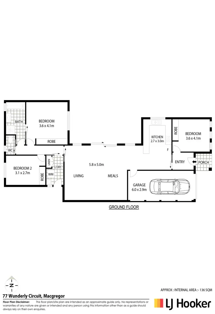 Floorplan of Homely house listing, 77 Wunderly Circuit, Macgregor ACT 2615