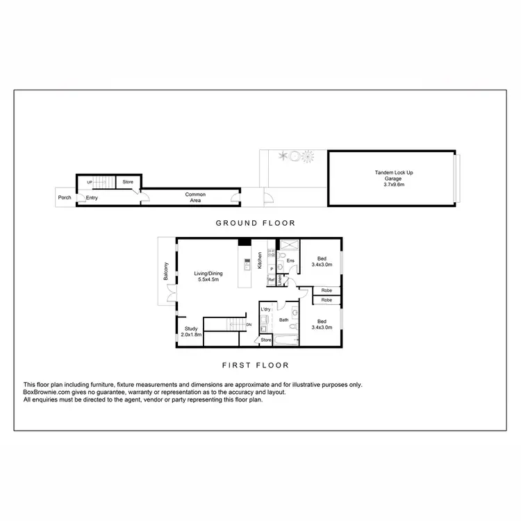 Floorplan of Homely apartment listing, 2/11 Tom Roberts Parade, Point Cook VIC 3030