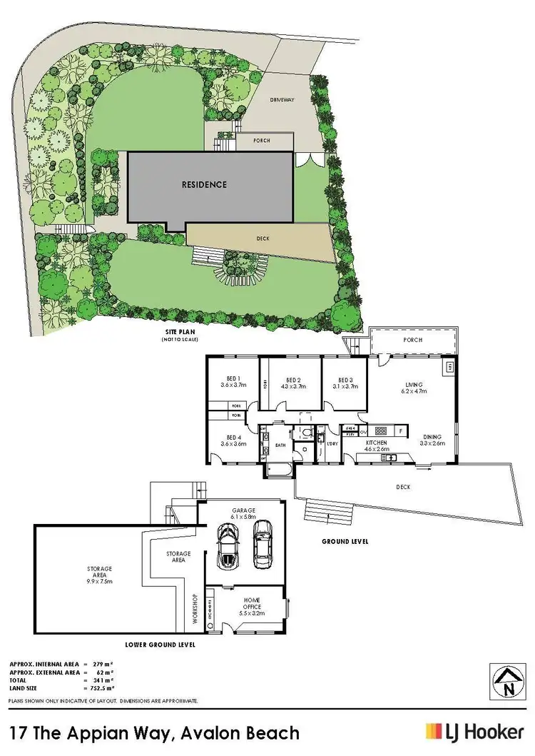 Floorplan of Homely house listing, 17 The Appian Way, Avalon Beach NSW 2107