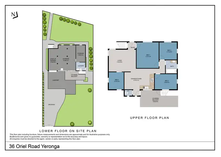 Floorplan of Homely house listing, 36 Oriel Road, Yeronga QLD 4104