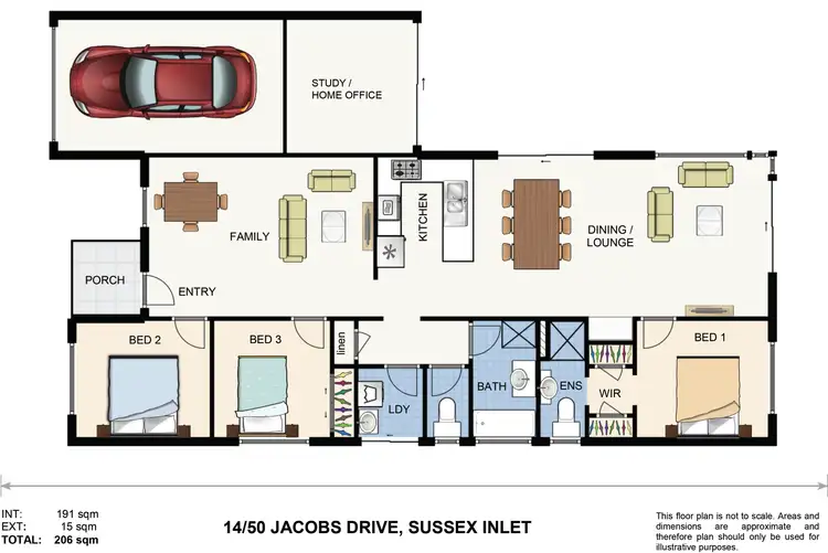 Floorplan of Homely house listing, 14/50 Jacobs Drive, Sussex Inlet NSW 2540