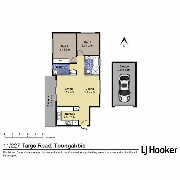 Floorplan of Homely apartment listing, 11/227 Targo Road, Girraween NSW 2145